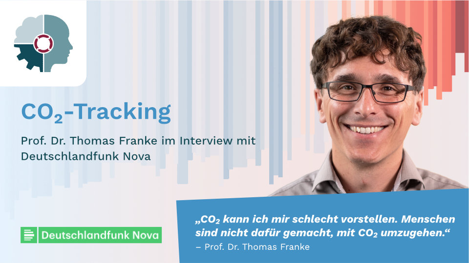 CO2-Tracking: Prof. Dr. Thomas Franke im Interview mit Deutschlandfunk Nova